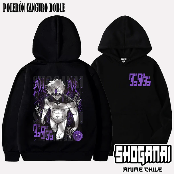 DDD12 Jiji X Evil Eye X Mal de ojo - DANDADAN - ADULTO (Polera o Polerón) 5