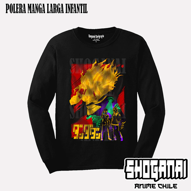DDD18 Momo y Okarun - DANDADAN - INFANTIL (Polera o Polerón) 3