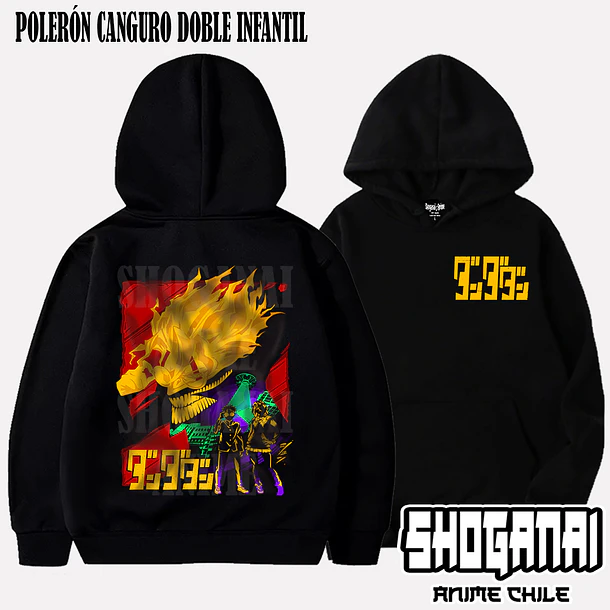 DDD18 Momo y Okarun - DANDADAN - INFANTIL (Polera o Polerón) 5