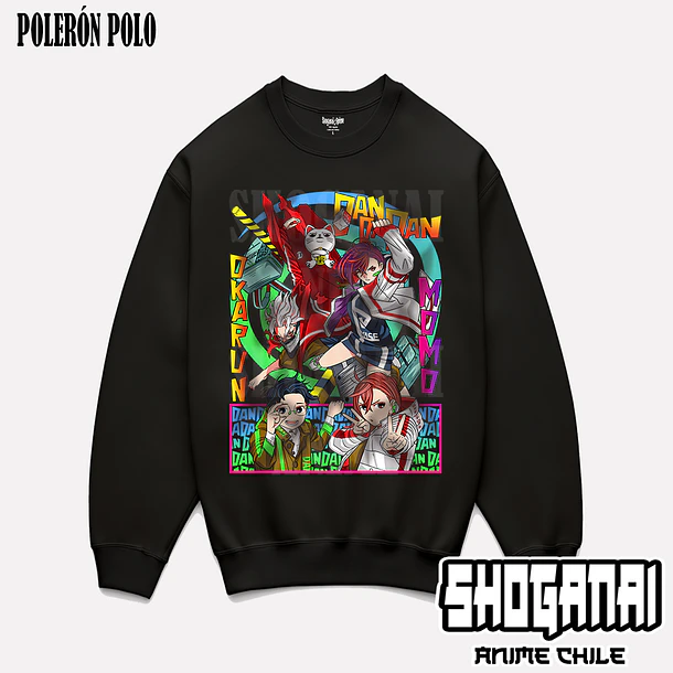 DDD20 Momo, Okarun y Turbo Abuela - DANDADAN - ADULTO (Polera o Polerón) 6