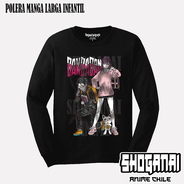 DDD30 Momo, Okarun y Turbo Abuela - DANDADAN (Polera o Polerón) 3