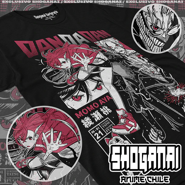 DDD32 Momo y Okarun - DANDADAN - ADULTO (Polera o Polerón) 1