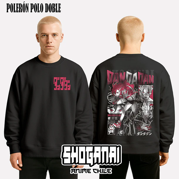 DDD32 Momo y Okarun - DANDADAN - ADULTO (Polera o Polerón) 7