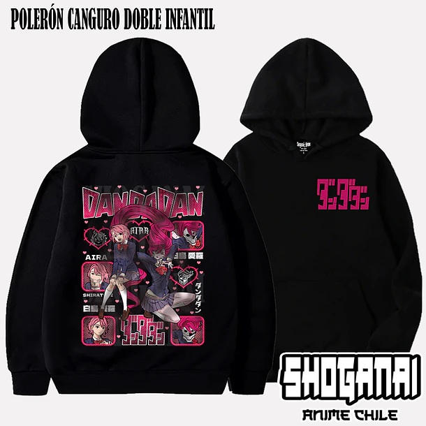 DDD33 Aira Shiratori - DANDADAN - INFANTIL (Polera o Polerón) 6