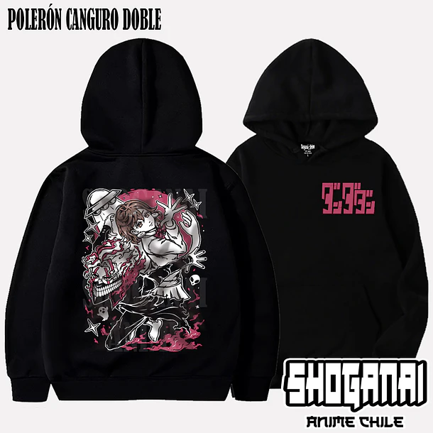 DDD36 Momo y Okarun - DANDADAN - ADULTO (Polera o Polerón) 6