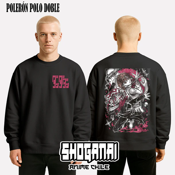 DDD36 Momo y Okarun - DANDADAN - ADULTO (Polera o Polerón) 8