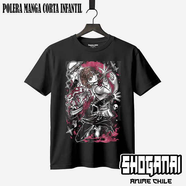 DDD36 Momo y Okarun - DANDADAN - INFANTIL (Polera o Polerón) 1