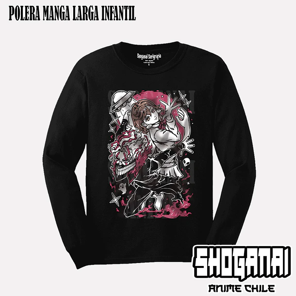 DDD36 Momo y Okarun - DANDADAN - INFANTIL (Polera o Polerón) 4