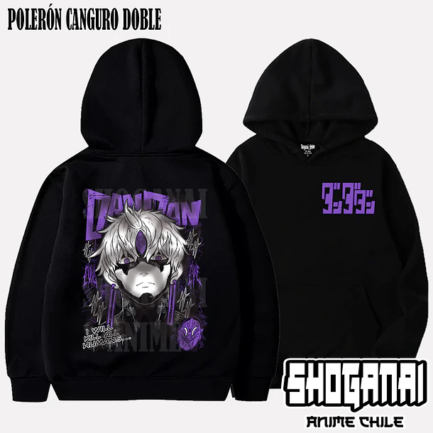 DDD37 Jiji X Evil Eye X Mal de ojo - DANDADAN - ADULTO (Polera o Polerón) 5