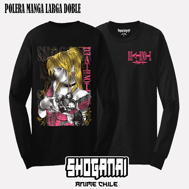 DN03 Misa Amane - DEATH NOTE - ADULTO (Polera o Polerón) 4
