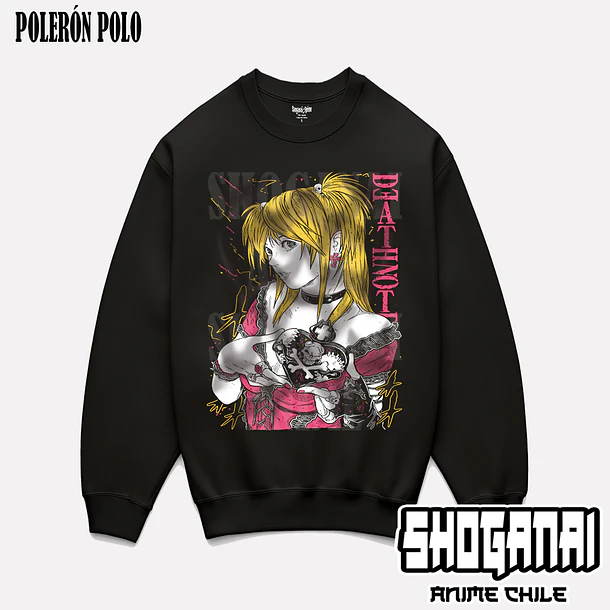 DN03 Misa Amane - DEATH NOTE - ADULTO (Polera o Polerón) 6