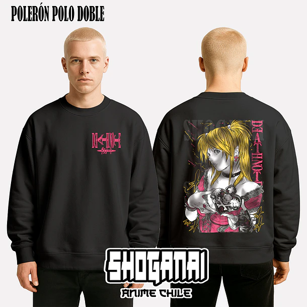 DN03 Misa Amane - DEATH NOTE - ADULTO (Polera o Polerón) 7