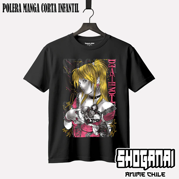 DN03 Misa Amane - DEATH NOTE - INFANTIL (Polera o Polerón) 1