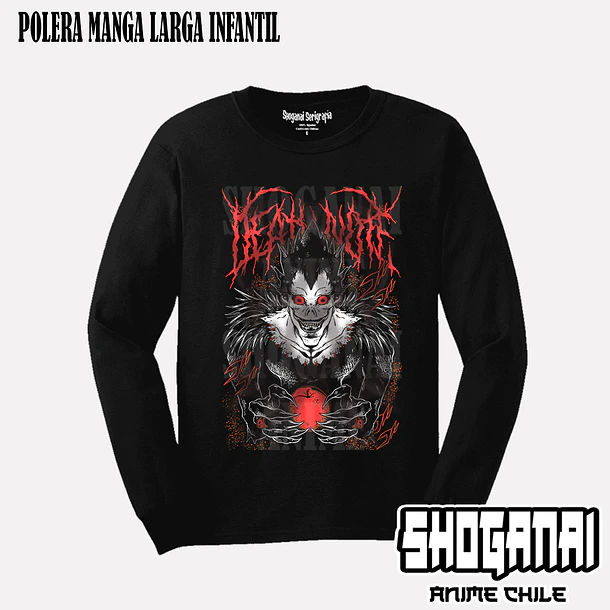 DN04 OP2 Ryuk - DEATH NOTE - INFANTIL (Polera o Polerón) 3