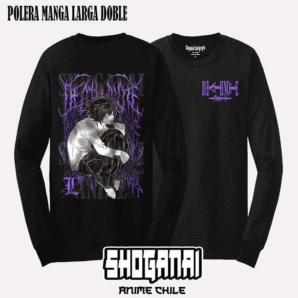 DN05 L - DEATH NOTE - ADULTO (Polera o Polerón) 4