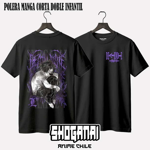 DN05 L - DEATH NOTE - INFANTIL (Polera o Polerón) 2