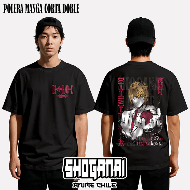DN06 Light Yagami / Kira - DEATH NOTE - ADULTO (Polera o Polerón) 2