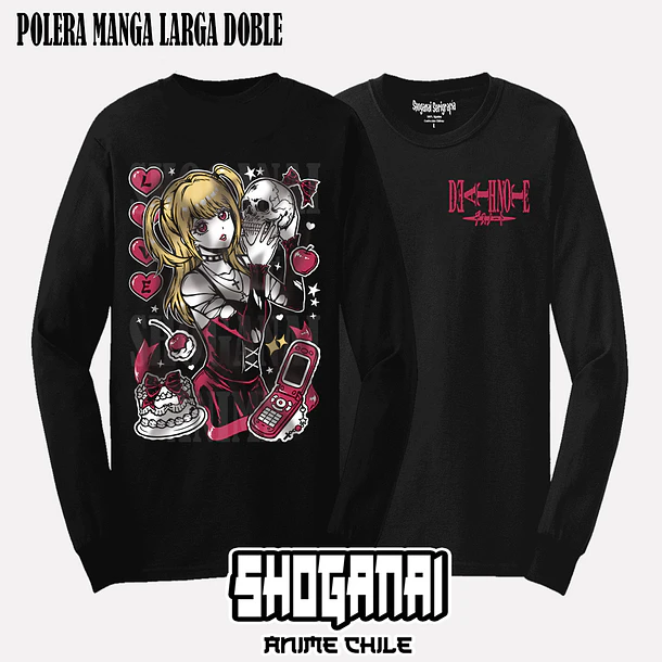 DN07 Misa Amane - DEATH NOTE - ADULTO (Polera o Polerón) 5