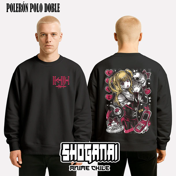 DN07 Misa Amane - DEATH NOTE - ADULTO (Polera o Polerón) 8
