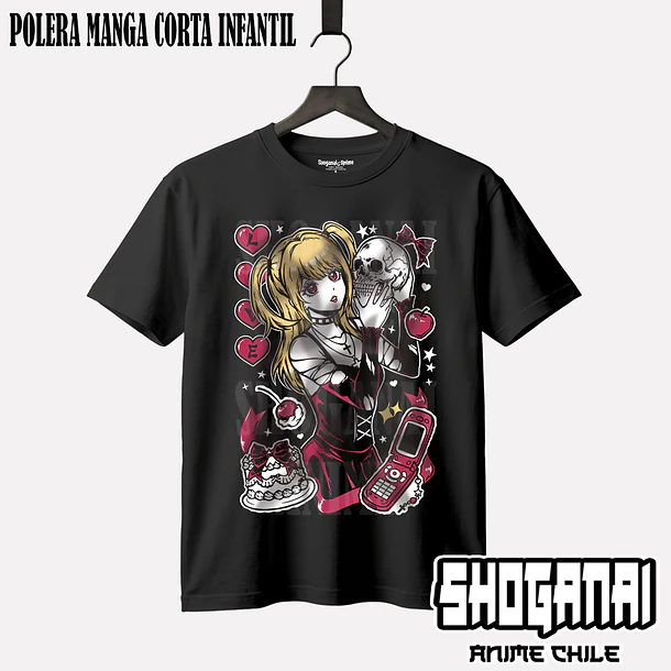 DN07 Misa Amane - DEATH NOTE - INFANTIL (Polera o Polerón) 1