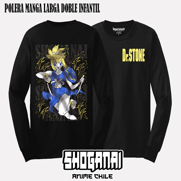 DRS02 Kohaku - DR. STONE - INFANTIL (Polera o Polerón) 4