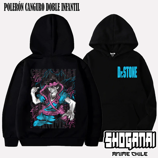 DRS03 Chrome - DR. STONE - INFANTIL (Polera o Polerón) 5