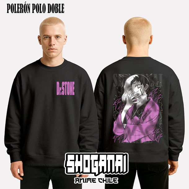 DRS04 Gen Asagiri - DR. STONE - ADULTO (Polera o Polerón) 7