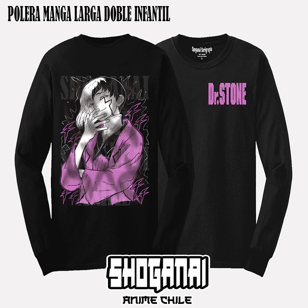 DRS04 Gen Asagiri - DR. STONE - INFANTIL (Polera o Polerón) 4