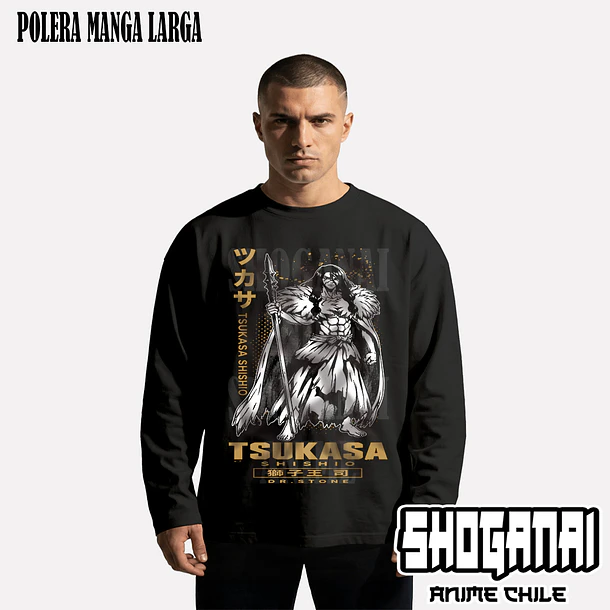 DRS07 Tsukasa Shishio - DR. STONE - ADULTO (Polera o Polerón) 4