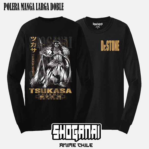 DRS07 Tsukasa Shishio - DR. STONE - ADULTO (Polera o Polerón) 5