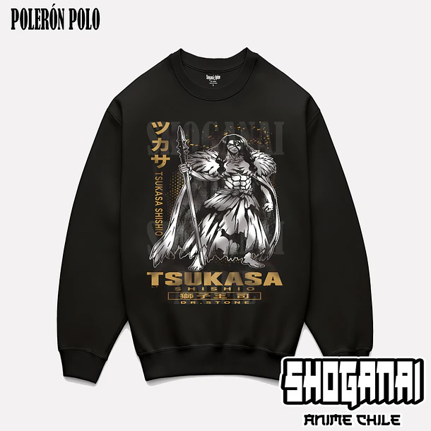 DRS07 Tsukasa Shishio - DR. STONE - ADULTO (Polera o Polerón) 7