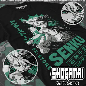 DRS08 Senku Ishigami - DR. STONE - ADULTO (Polera o Polerón)