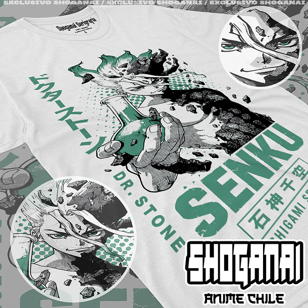 DRS08 Senku Ishigami - DR. STONE - INFANTIL (Polera o Polerón) 2