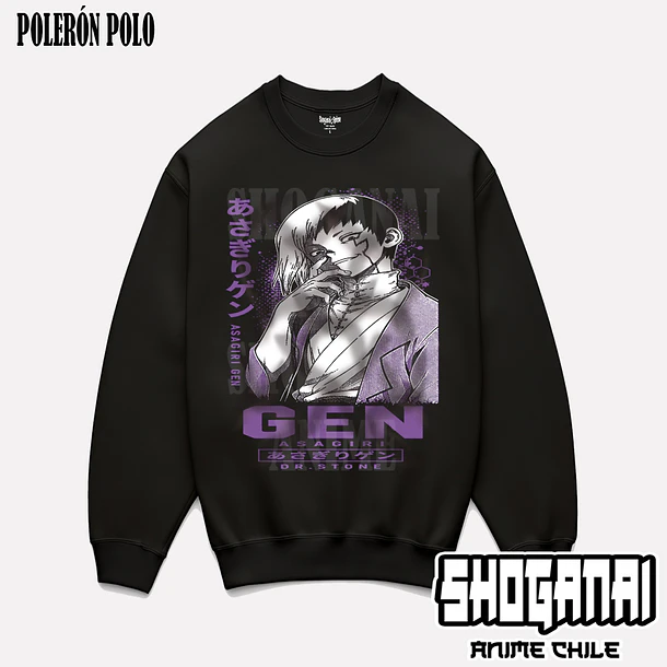 DRS09 Gen Asagiri - DR. STONE - ADULTO (Polera o Polerón) 6