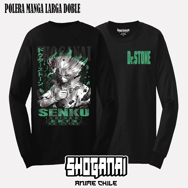 DRS11 Senku Ishigami - DR. STONE - ADULTO (Polera o Polerón) 4