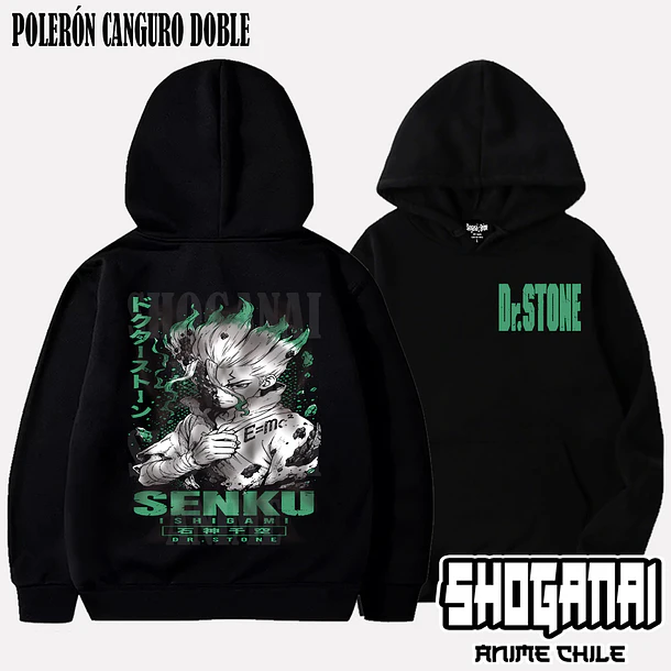DRS11 Senku Ishigami - DR. STONE - ADULTO (Polera o Polerón) 5