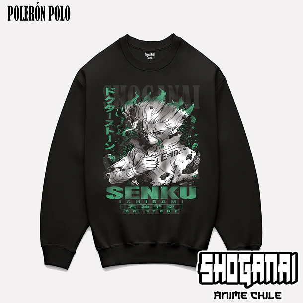 DRS11 Senku Ishigami - DR. STONE - ADULTO (Polera o Polerón) 6