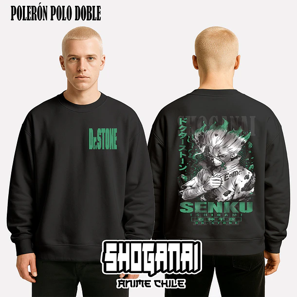 DRS11 Senku Ishigami - DR. STONE - ADULTO (Polera o Polerón) 7