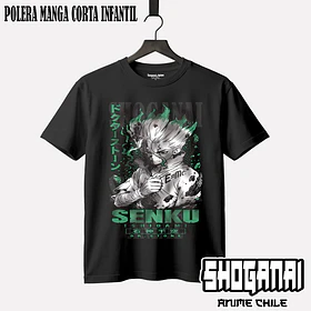 DRS11 Senku Ishigami - DR. STONE - INFANTIL (Polera o Polerón)