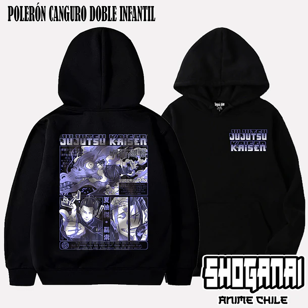 JJK21 Suguru Geto - JUJUTSU KAISEN - INFANTIL (Polera o Polerón) 6