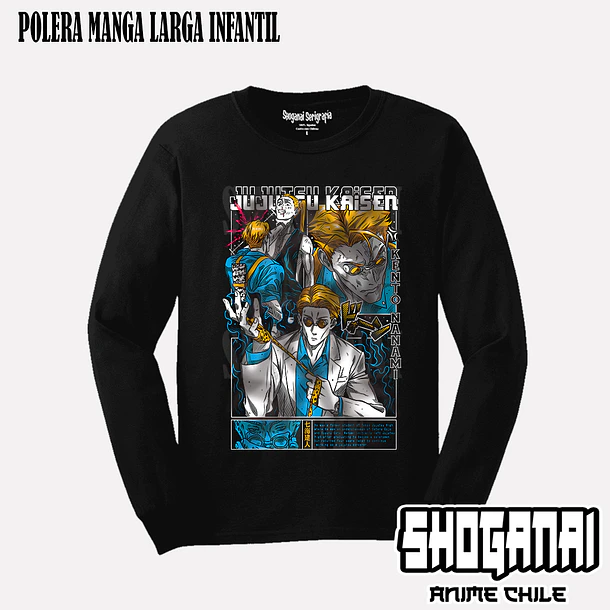 JJK22 Kento Nanami - JUJUTSU KAISEN - INFANTIL (Polera o Polerón) 4