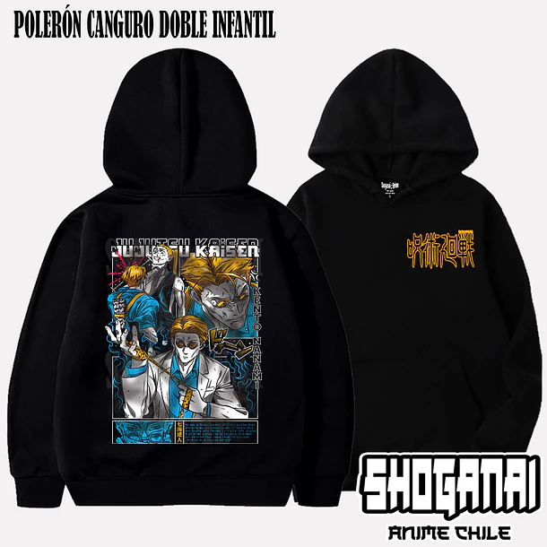 JJK22 Kento Nanami - JUJUTSU KAISEN - INFANTIL (Polera o Polerón) 6