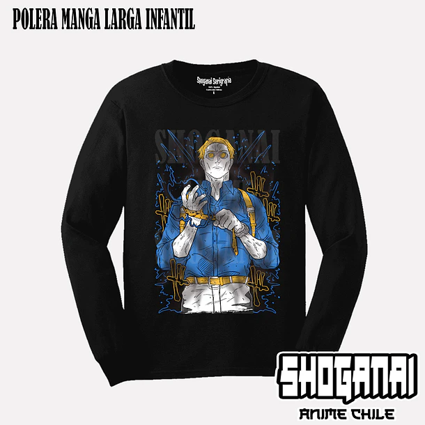 JJK23 Kento Nanami - JUJUTSU KAISEN - INFANTIL (Polera o Polerón) 3