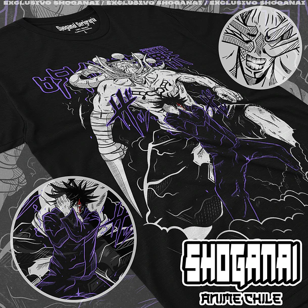JJK24 Megumi X Mahoraga - JUJUTSU KAISEN - ADULTO (Polera o Polerón) 1