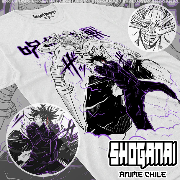 JJK24 Megumi X Mahoraga - JUJUTSU KAISEN - ADULTO (Polera o Polerón) 2