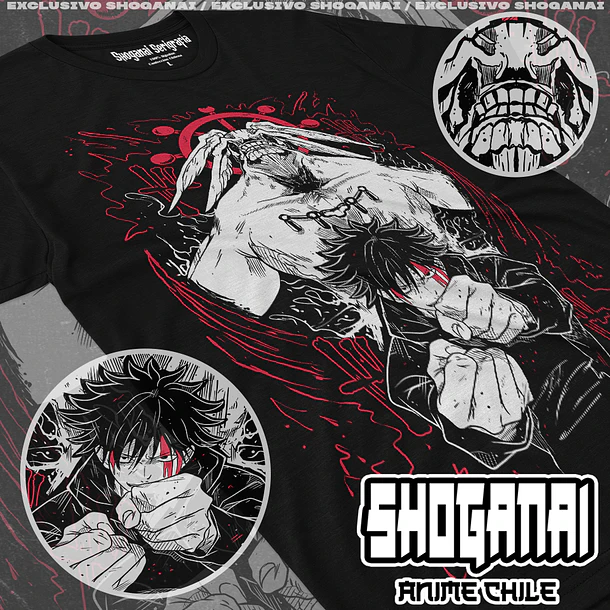 JJK25 Megumi X Mahoraga - JUJUTSU KAISEN - ADULTO (Polera o Polerón) 1