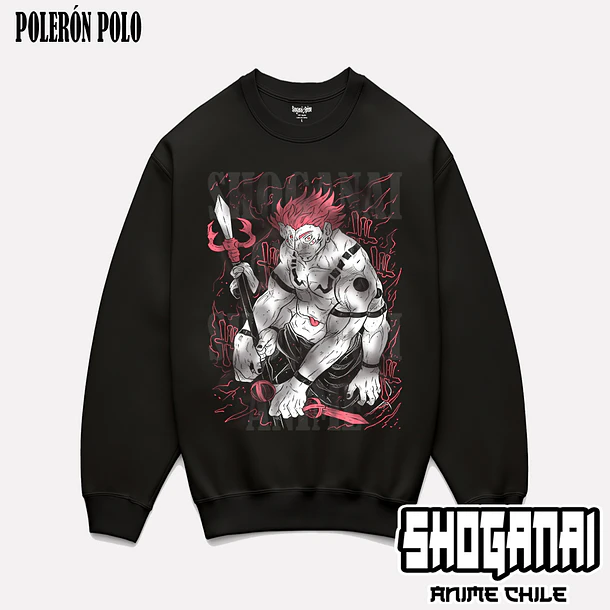 JJK26 Ryomen Sukuna - JUJUTSU KAISEN - ADULTO (Polera o Polerón) 6