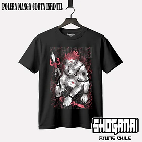 JJK26 Ryomen Sukuna - JUJUTSU KAISEN - INFANTIL (Polera o Polerón)