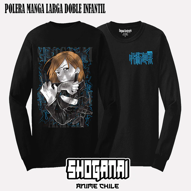JJK27 Nobara Kugisaki - JUJUTSU KAISEN - INFANTIL (Polera o Polerón) 4
