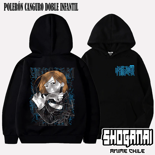 JJK27 Nobara Kugisaki - JUJUTSU KAISEN - INFANTIL (Polera o Polerón) 5